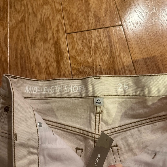 NWT J.Crew Midlength Shorts Size 25 - Picture 4 of 5